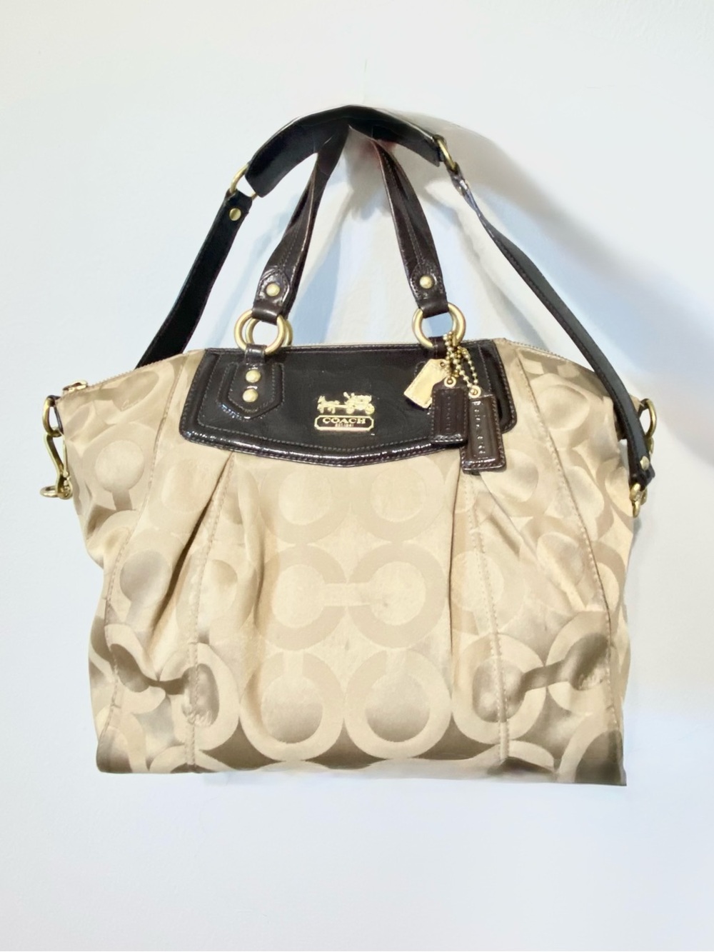Coach Signature Logo Satchel